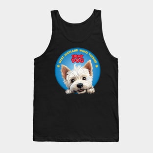 I Love my dog West Highland White Terrier Tank Top